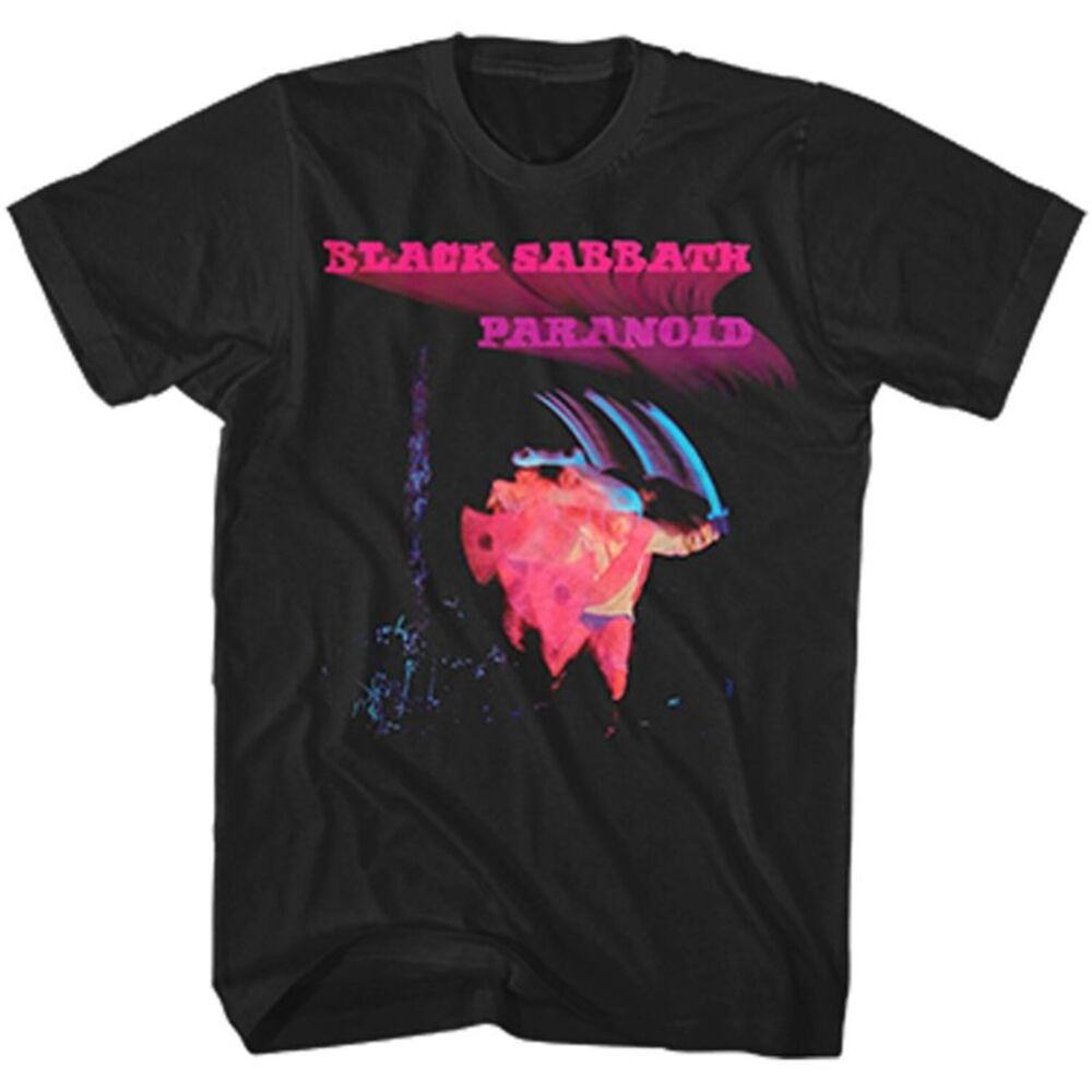 Black Sabbath - Black Sabbath - Paranoid Album Cover T-Shirt - 3XL Black
